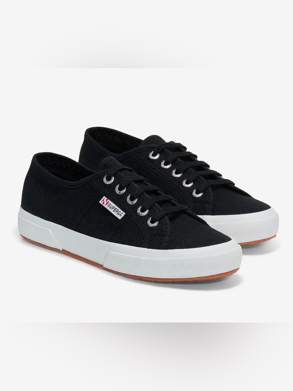 Superga Classic Cotu Black Canvas Sneakers